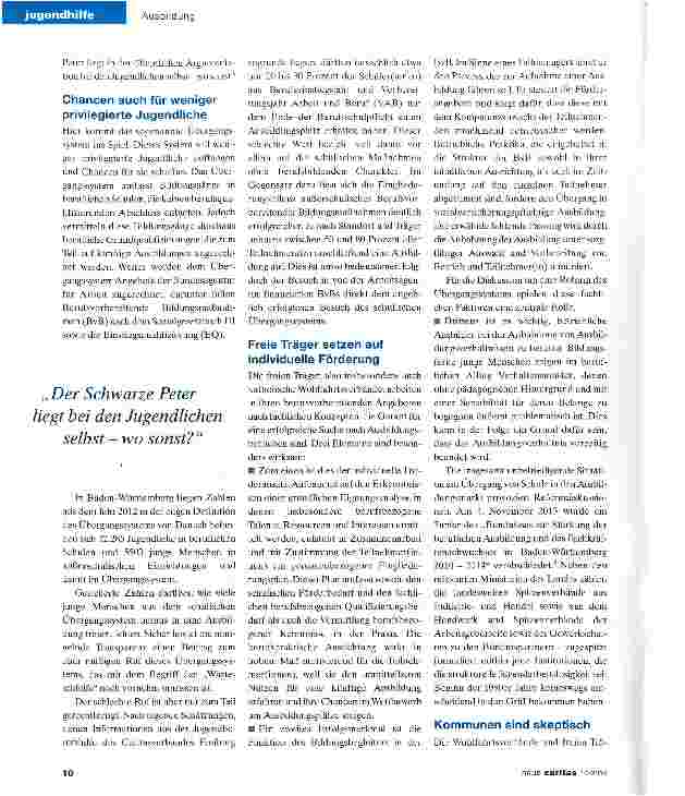 Vorschauseite 2: Der Motor der dualen Ausbildung stottert