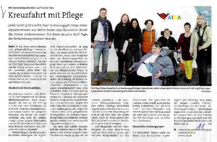 Vorschauseite 1: Kreuzfahrt mit Pflege