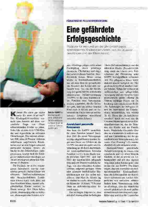 Vorschauseite 1: Eine gefährdete Erfolgsgeschichte