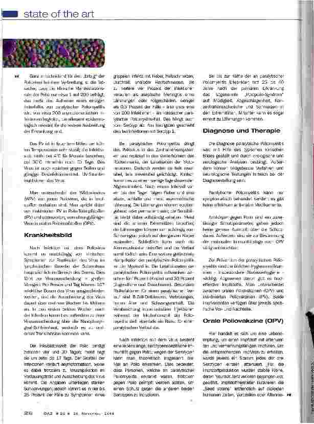Vorschauseite 3: Poliomyelitis