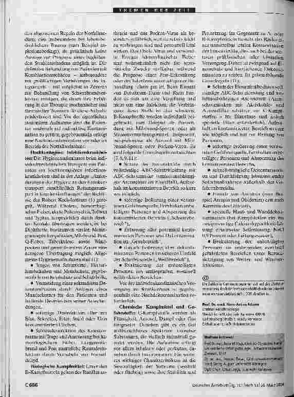 Vorschauseite 4: Versorgung nach Einsatz von ABC-Kampfmitteln