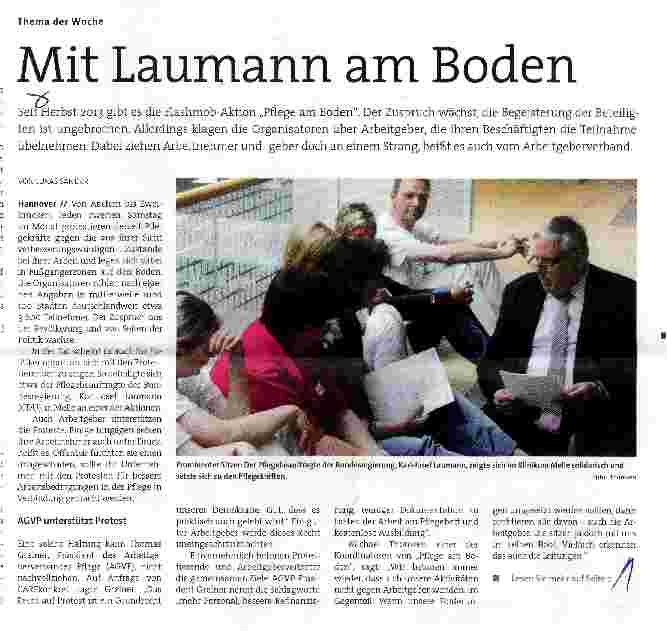 Vorschauseite 1: Mit Laumann am Boden