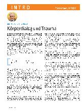 Vorschauseite 1: Körperdialog und Trauma
