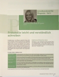 Vorschauseite 1: Protokolle leicht und verständlich schreiben.