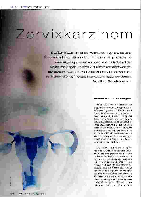 Vorschauseite 1: Zervixkarzinom