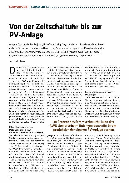 Vorschauseite 1: Von der Zeitschaltuhr bis zur PV-Anlage