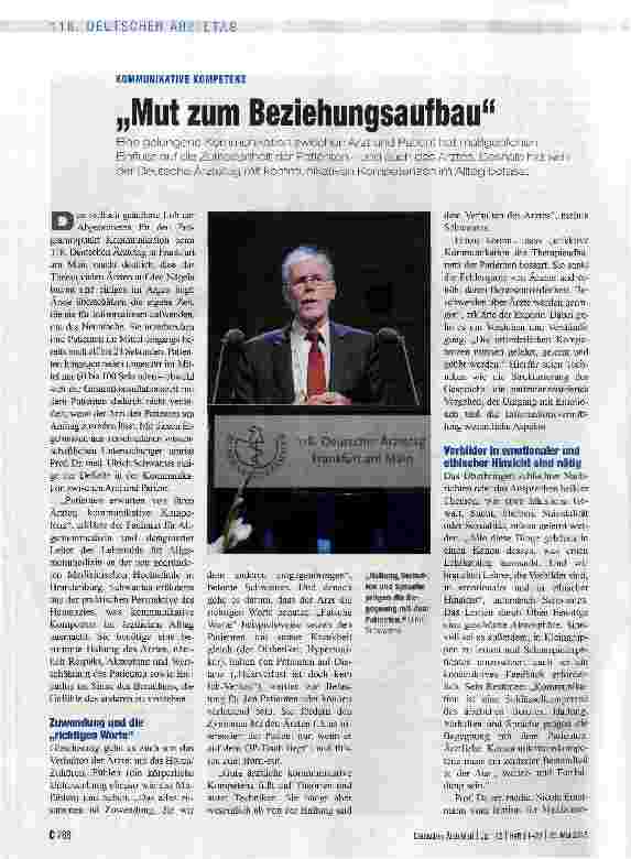 Vorschauseite 1: Mut zum Beziehungsaufbau