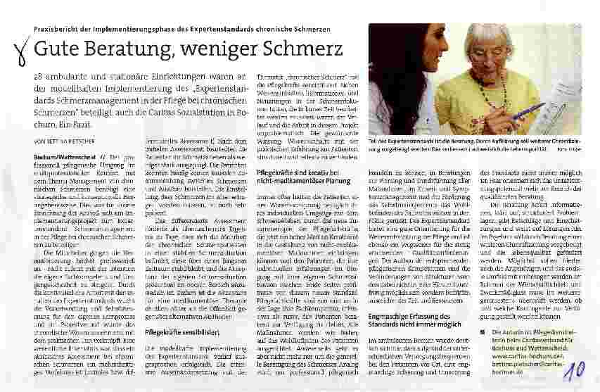 Vorschauseite 1: Gute Beratung, weniger Schmerz