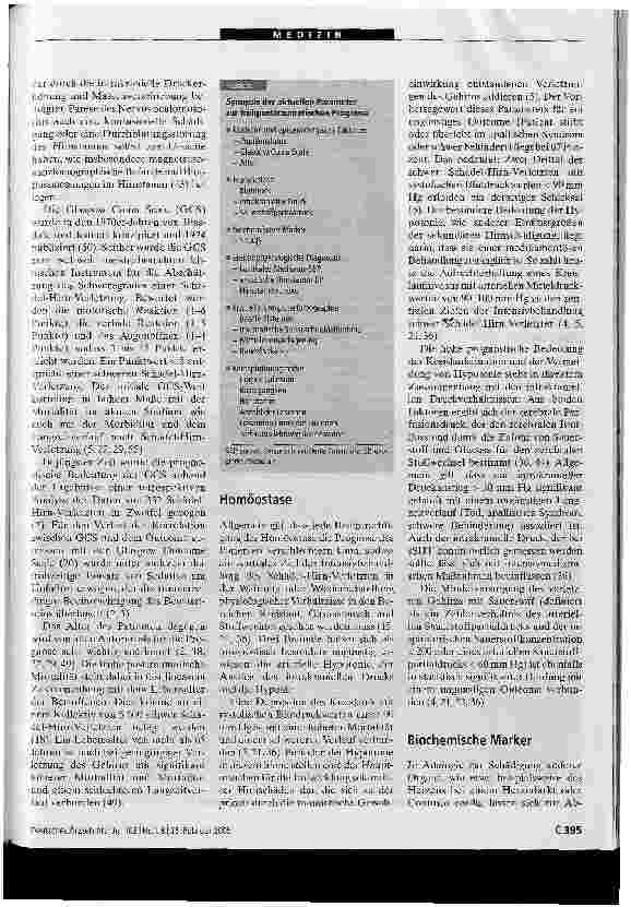 Vorschauseite 2: Frühe Prognose nach schwerer Schädel-Hirn-Verletzung