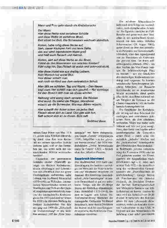 Vorschauseite 2: Erinnerungsort Krebsbaracke
