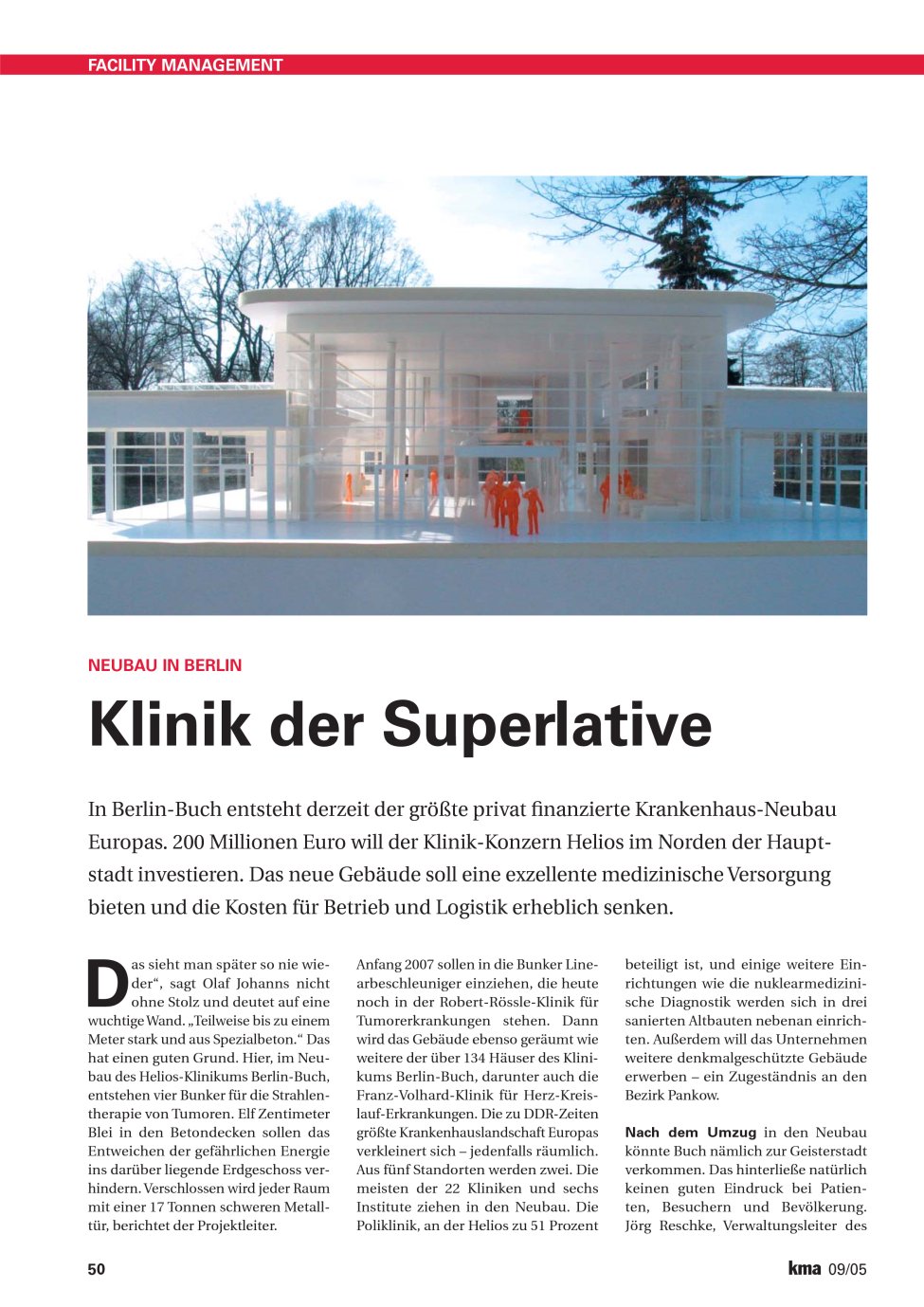 Vorschauseite 1: Klinik der Superlative
