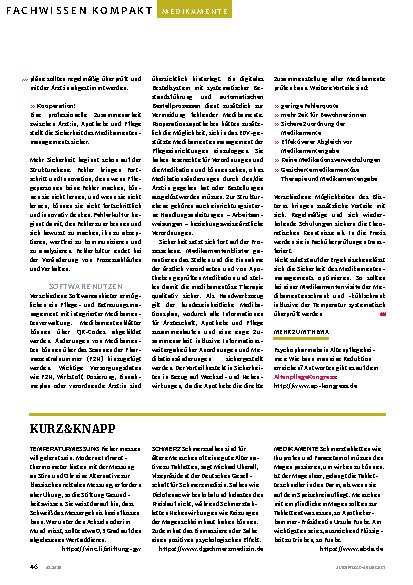 Vorschauseite 3: Medikamente richtig managen