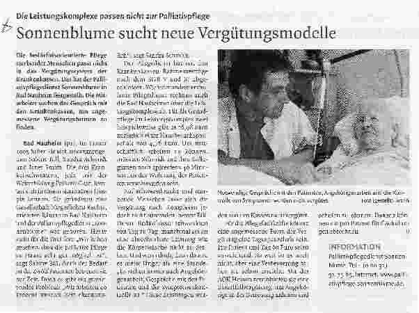 Vorschauseite 1: Sonnenblume sucht neue Vergütungsmodelle