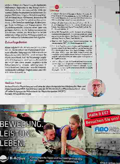 Vorschauseite 6: Intensiv und international Spezialgebiet: Kardiorespiratorische Rehabilitation