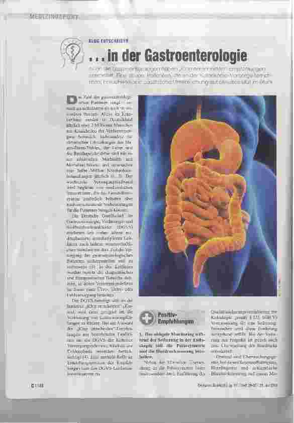 Vorschauseite 1: ... in der Gastroenterologie
