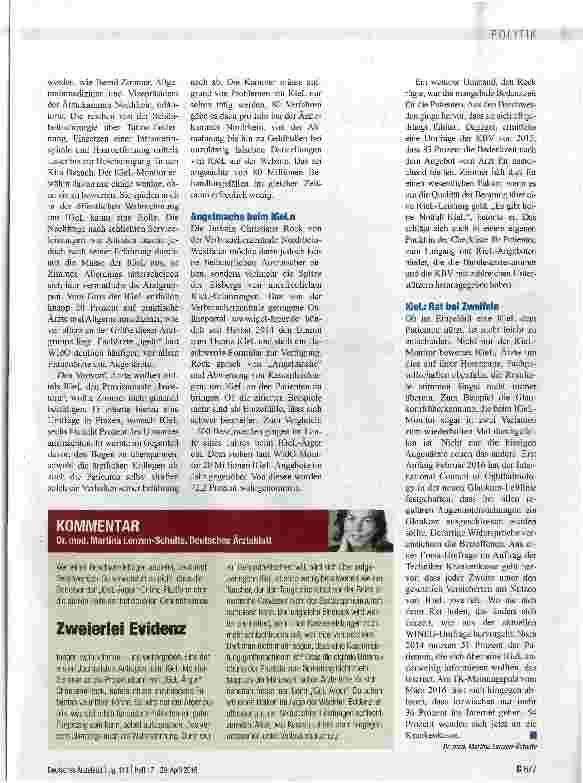 Vorschauseite 2: IGeL: Angebot und Nachfrage