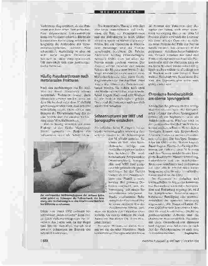 Vorschauseite 2: Häufig zu spät erkannt