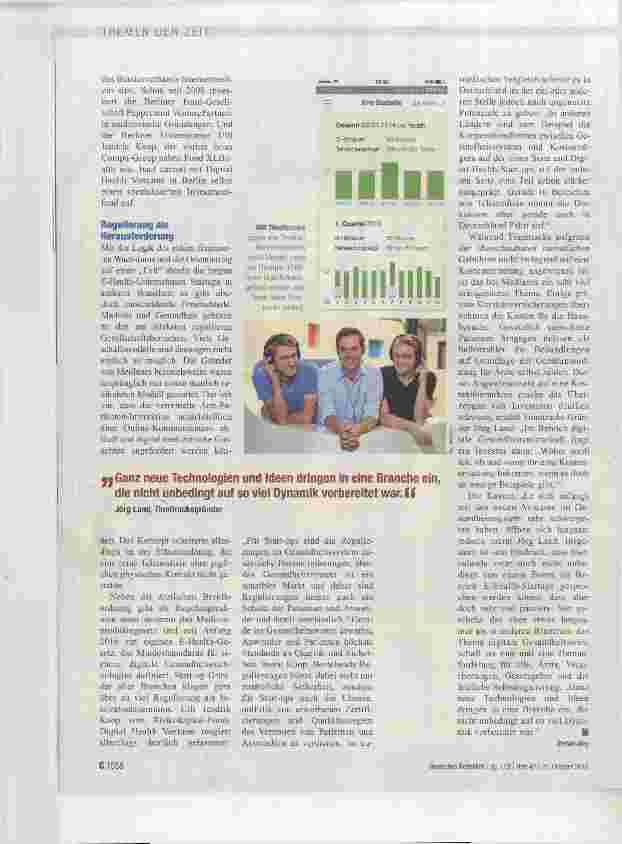 Vorschauseite 3: Neue Partner im Gesundheitssytem