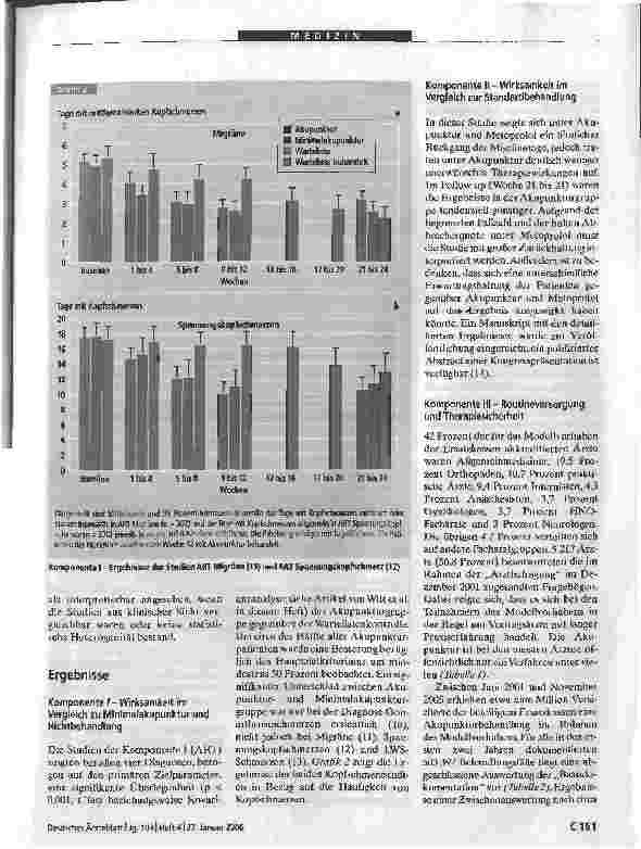 Vorschauseite 3: Akupunktur bei chronischen SchmerzenErgebnisse aus dem Modellvorhaben der Ersatzkassen