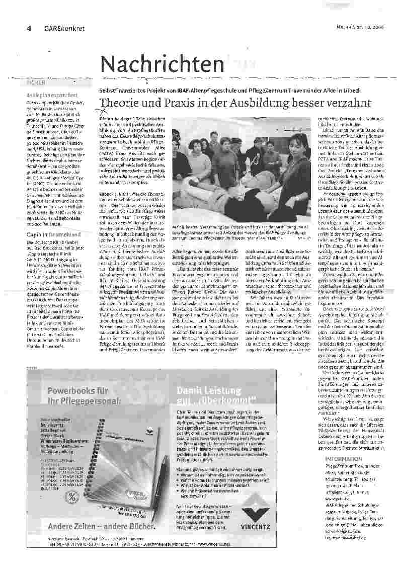 Vorschauseite 1: Theorie und Praxis in der Ausbildung besser verzahnt