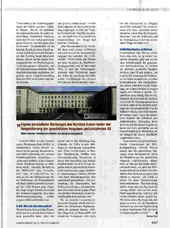 Vorschauseite 2: Spielräume und richterliche Zurückhaltung