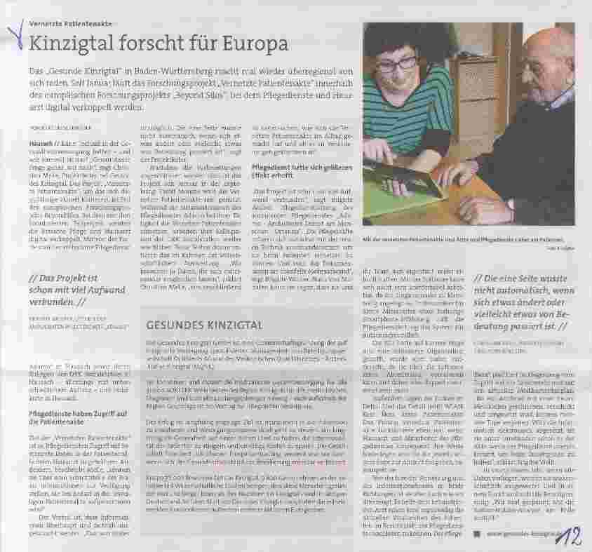 Vorschauseite 1: Kinzigtal forscht für Europa