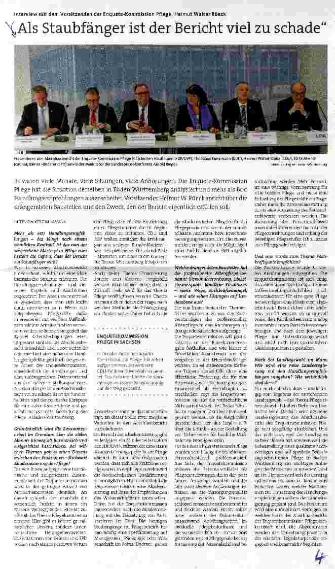 Vorschauseite 1: Als Staubfänger ist der Bericht viel zu schade