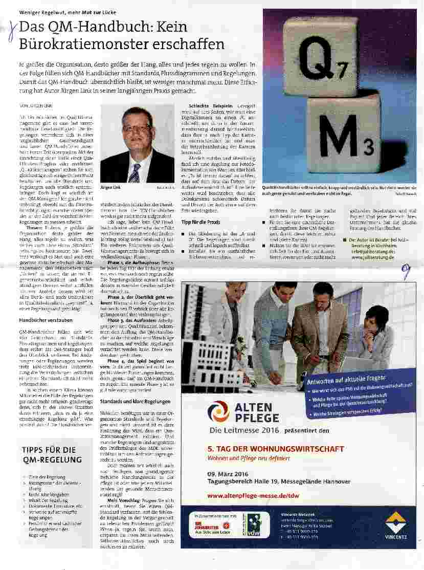 Vorschauseite 1: Das QM-Handbuch: Kein Bürokratiemonster erschaffen