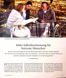 Vorschauseite 1: Mehr Selbstbestimmung für betreute Menschen