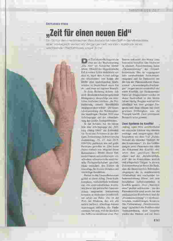 Vorschauseite 1: Zeit für einen neuen Eid