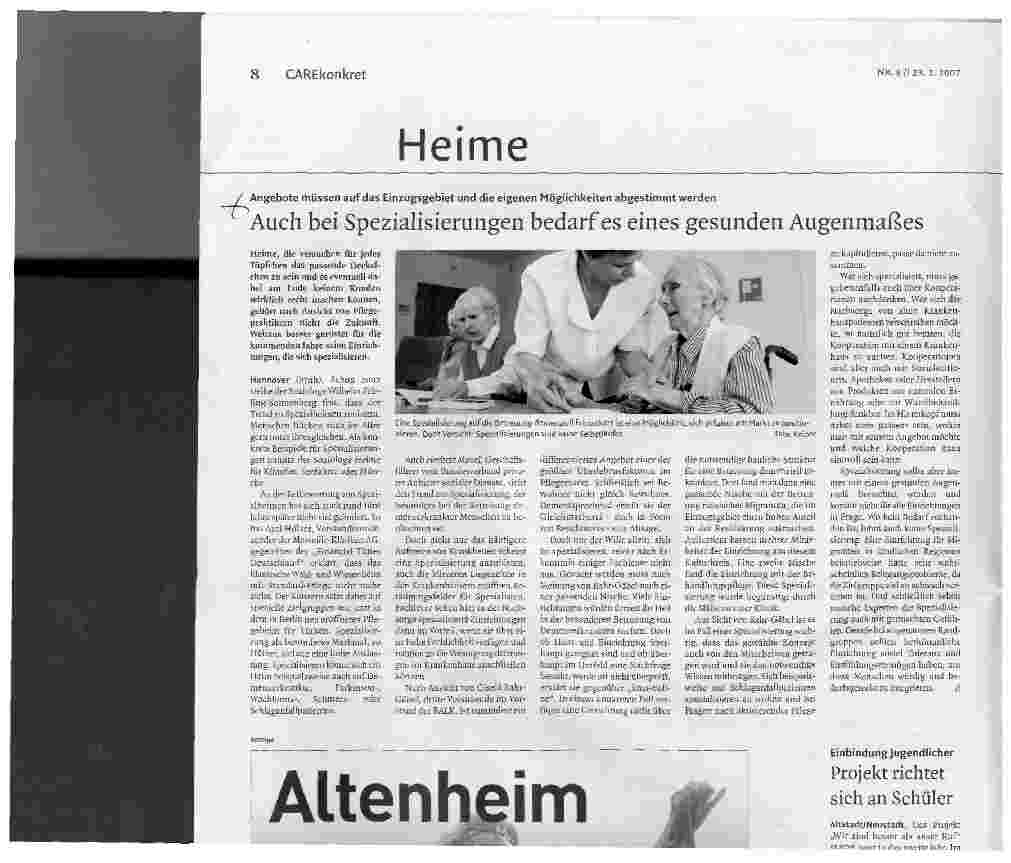 Vorschauseite 1: Auch bei Spezialisierungen bedarf es eines gesunden Augenmaßes