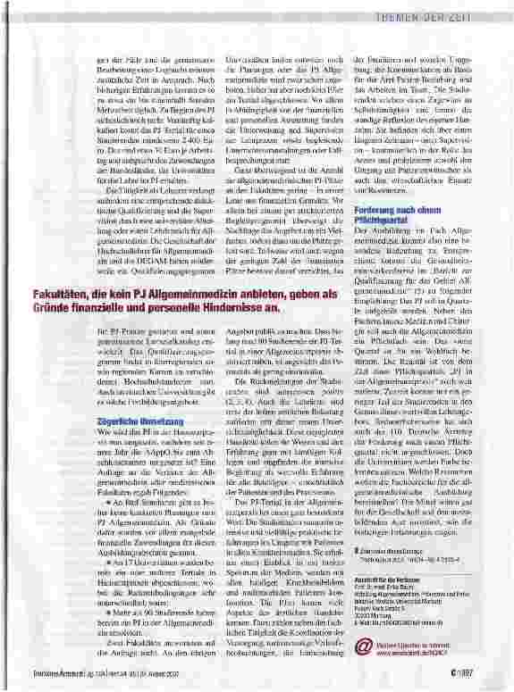 Vorschauseite 2: Begeisterte Studenten -zurückhaltende Umsetzung