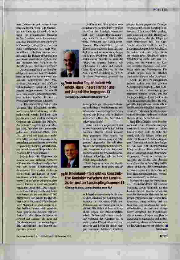 Vorschauseite 2: Streit um die Pflichtmitgliedschaft