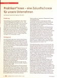 Vorschauseite 1: Praktikantinnen - eine Zukunftschance für unsere Unternehmen