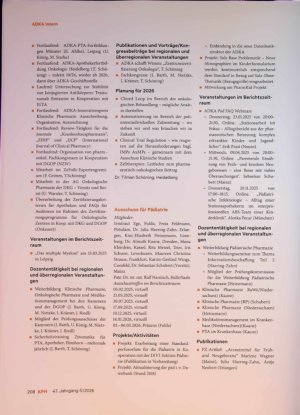Vorschauseite 5: Berichte der ADKA- Ausschüsse