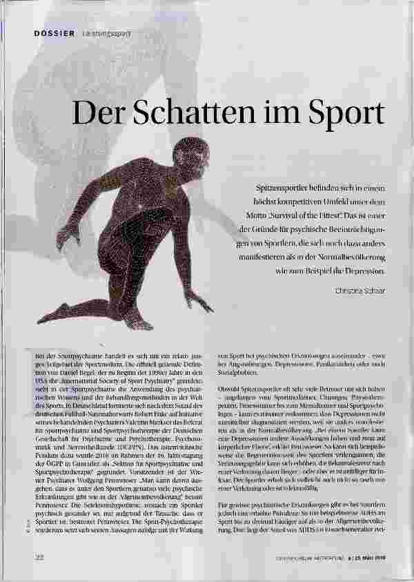 Vorschauseite 1: Der Schatten im Sport