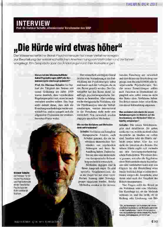 Vorschauseite 1: Die Hürde wird etwas höher