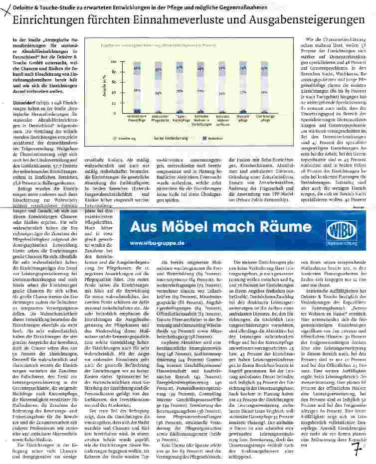 Vorschauseite 1: Einrichtungen fürchten Einnahmeverluste und Ausgabensteigerungen