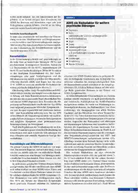 Vorschauseite 3: Auf merksamkeitsdefizit-Hyperaktivitätsstörung im Erwachsenenalter