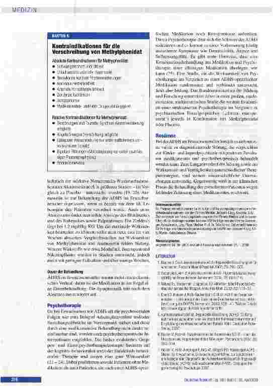 Vorschauseite 6: Auf merksamkeitsdefizit-Hyperaktivitätsstörung im Erwachsenenalter