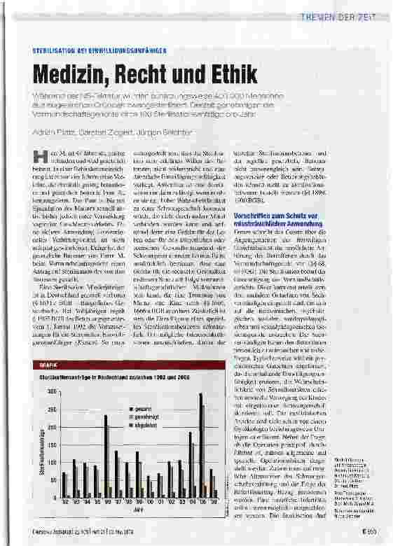 Vorschauseite 1: Medizin, Recht und Ethik