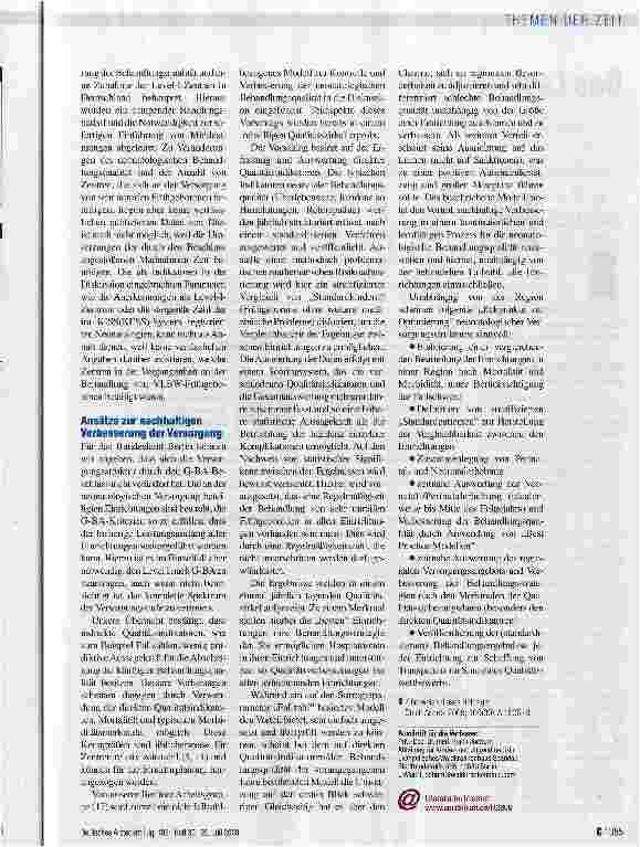 Vorschauseite 4: Quantität allein garantiert keine Qualität
