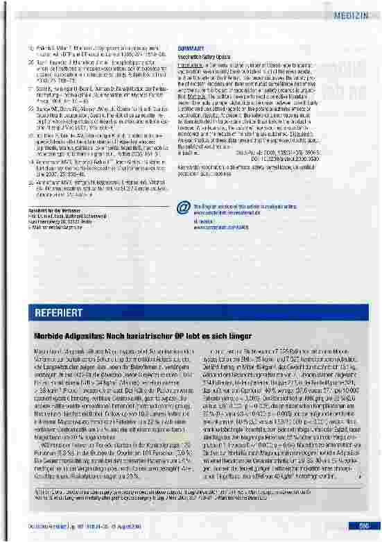 Vorschauseite 6: Impfsicherheit heute