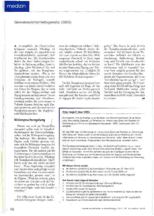Vorschauseite 2: „Dient der Medizin nicht