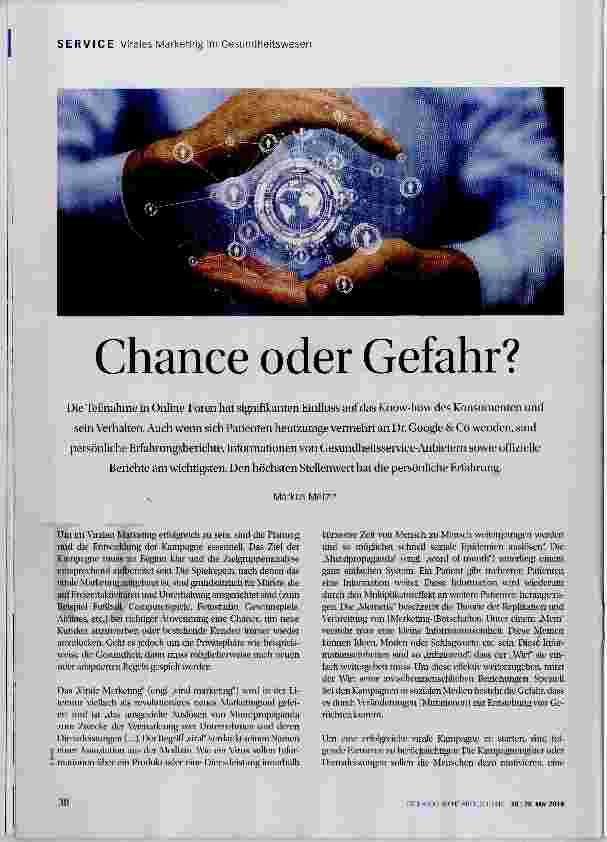 Vorschauseite 1: Chance oder Gefahr?