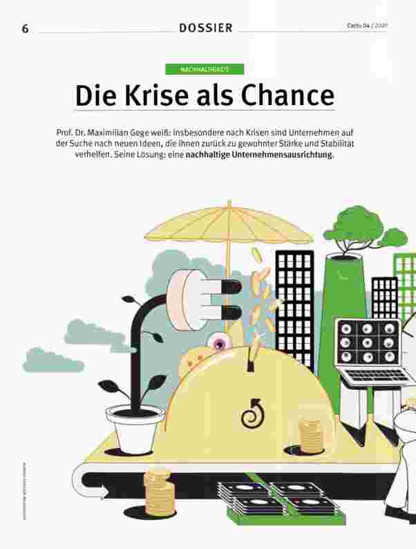 Vorschauseite 1: Die Krise als Chance