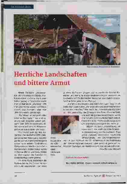 Vorschauseite 1: Herrliche Landschaften und bittere Armut