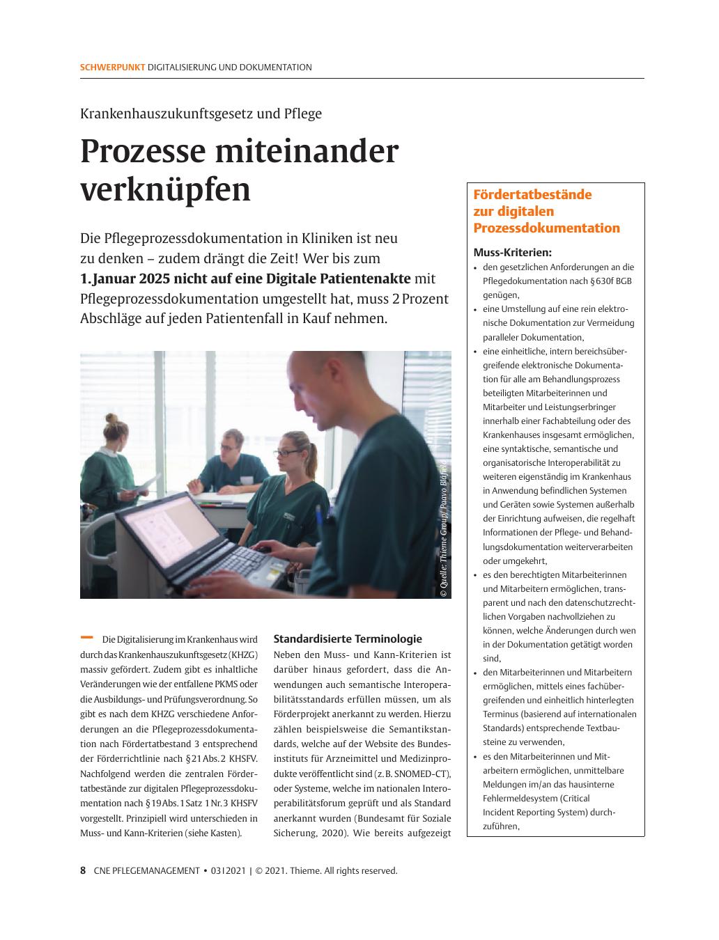 Vorschauseite 1: Prozesse miteinander verknüpfen