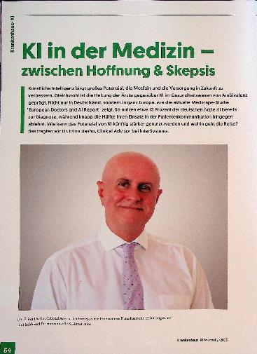 Vorschauseite 1: Kl in der Medizin - zwischen Hoffnung und Skepsis