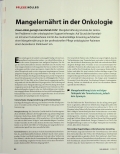 Vorschauseite 1: Mangelernährt in der Onkologie